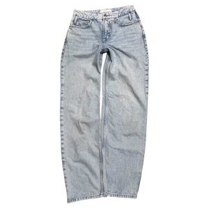 GOOD AMERICAN Collection Edition ZARA 2 Light Wash Wide Straight Leg VEUC